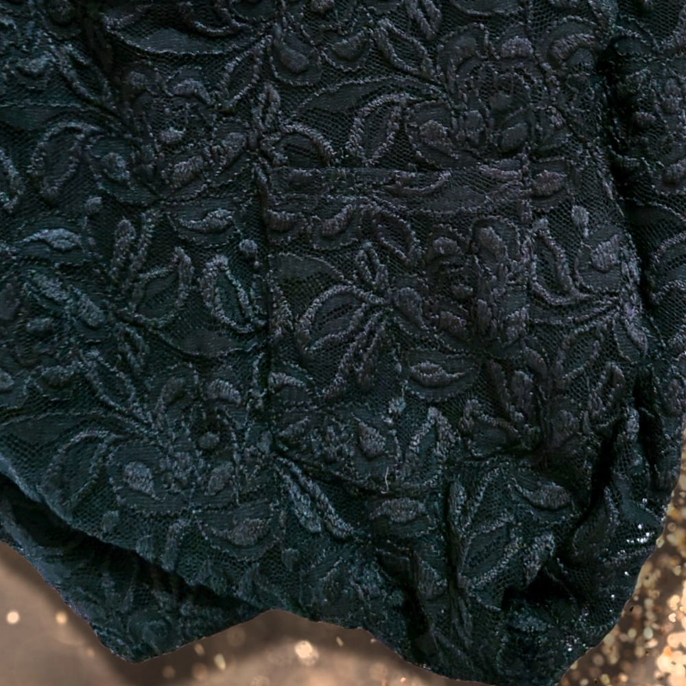 Y2K Womens Bebe Black Lace Top Size XS Y2K Vintage - Picture 7 of 7